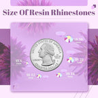 4000PCS 5mm Resin Jelly Rhinestones in Bulk, Bedazzling Flatback Crystals - Image 3