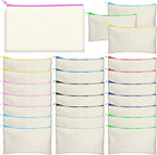 Legigo Blank Canvas Bag Zipper Pouch Makeup Bags Bulk by Legigo