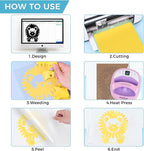 Yellow Heat Transfer Vinyl 12" x 10ft Yellow Iron On Vinyl - Image 5