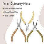 Mr. Pen- Pliers for Jewelry Making, 3 Pack, Chain Nose | Round Nose Pliers Set - Image 2