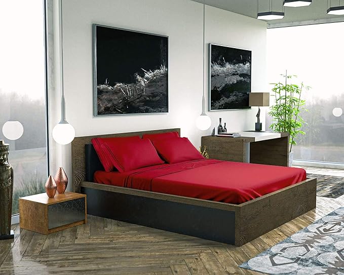 DREAMCARE California King Sheet Sets -6 pcs Breathable Cooling Bed Sheets -up - Image 7