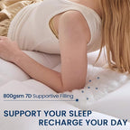 YUGYVOB Mattress Pad Extra Thick, and Breathable King Mattress Topper 8-21" - Image 3
