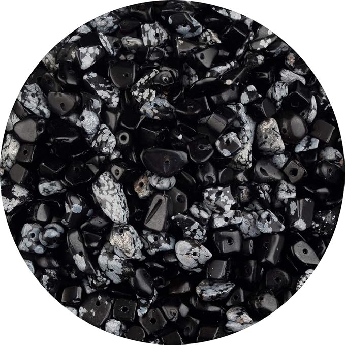 Natural Chip Stone Beads Snowflake 5-8mm About 400 Pieces Irregular Gemstones by Cmidy