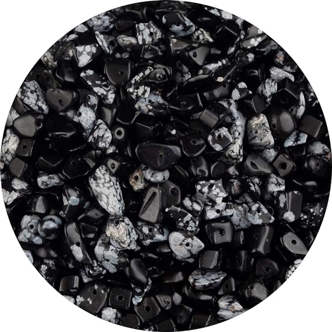 Natural Chip Stone Beads Snowflake 5-8mm About 400 Pieces Irregular Gemstones by Cmidy