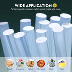 200-Pack Full Size Hot Glue Sticks, Magicfly 4 Inch Long X 0.43 Inch Diameter - Image 6