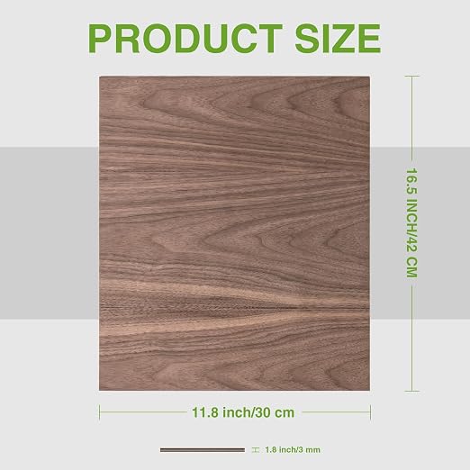 Rowood 6 Pack Plywood 1/8, 2 Pack Walnut+2 Pack Basswood+Double Pack Birch - Image 3