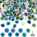 PH PandaHall 100pcs 50 Styles Eyeball Push Pins Thumb Tacks Mini Decorative by PHPandaHall