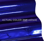 VViViD Chrome Blue Gloss DECO65 Permanent Adhesive Craft Vinyl Roll - Image 2