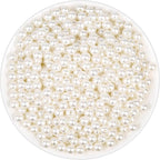 Anezus Ivory Faux Fake Pearls, 8 MM Sew on Pearl Beads by anezus