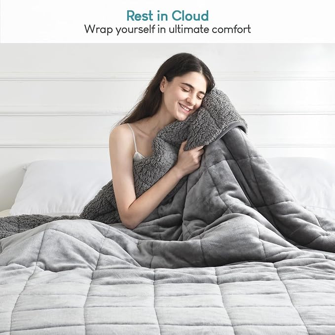 Cottonblue Weighted Blanket 15lbs 80x87 Inches - Image 7