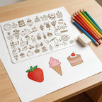 TIAMECH A4 Reusable Fruit Juice Stencil - Image 4