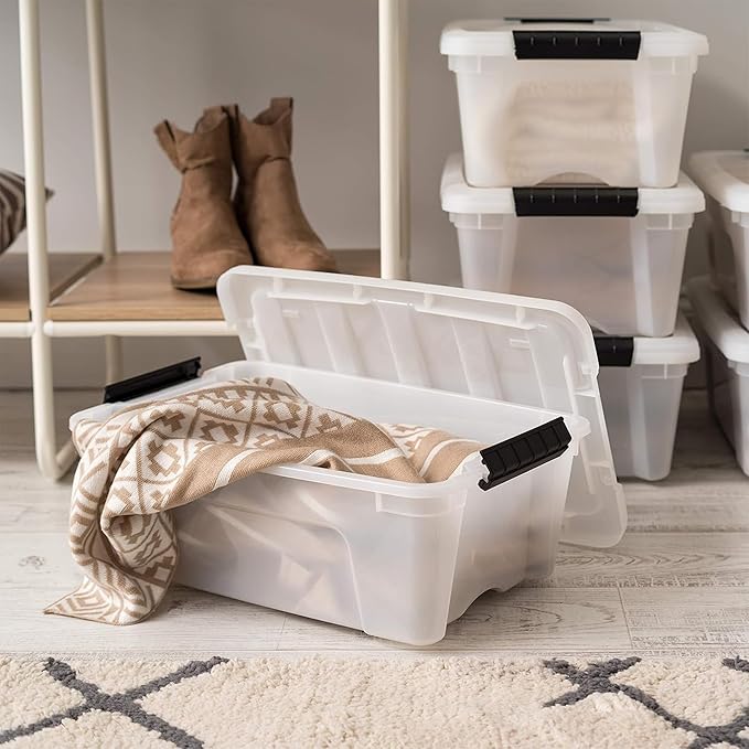 IRIS USA 13 QT Plastic Storage Box - Image 3