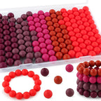 150Pcs Silicone Beads 15mm Mix Color, Bulk Silicone Beads 15mm by Kovict
