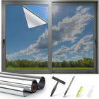 Kromapolis One Way Window Privacy Film Reflective Mirror Home Window Tint by Kromapolis