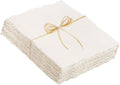 50 Sheets Watercolor Paper 6 x 8inch, 300 GSM Deckled Edge Paper Rough/Textured by Prudiut
