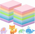 Ctosree 400 Pcs Pack Foam Sheets Crafts 8.5 x 5.5 Inch EVA Foam Paper Assorted by Ctosree