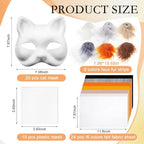 Seenelling DIY Therian Mask Kit Blank Cat Mask - Image 2