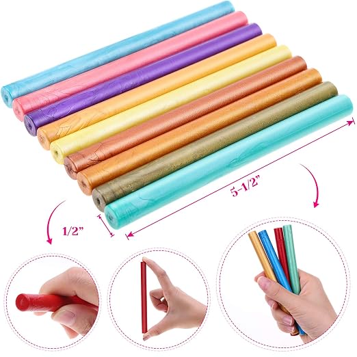 Paxcoo 26pcs Wax Seal Sticks for Stamps, Letters and Crafts - Image 5