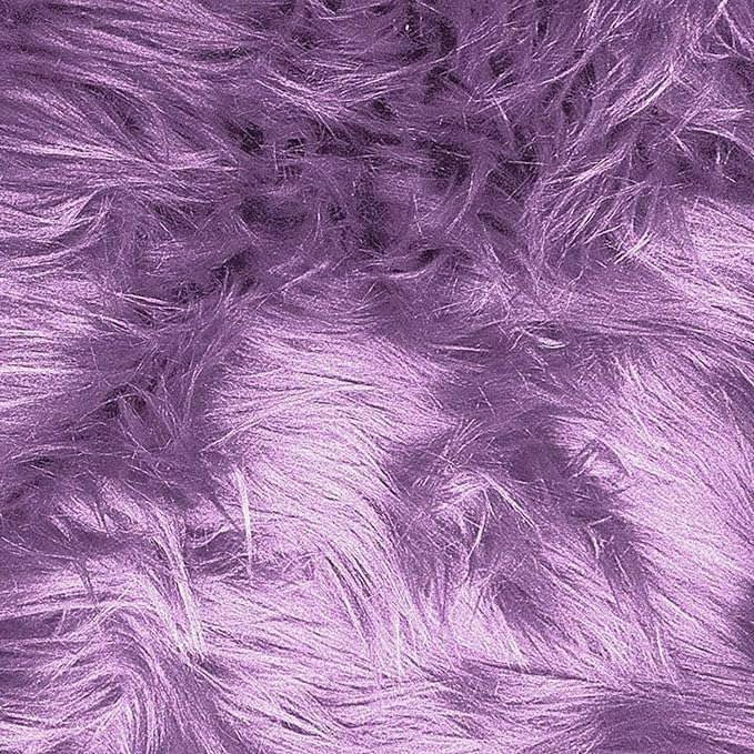 Faux Fake Fur Long Pile Luxury Shaggy/Craft, Decorations / 60" Wide/Sold by The by FabricEmpire