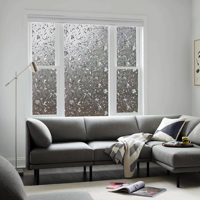 LEMON CLOUD Window Film, Decorative Window Privacy Film, Window Film Privacy - Image 3