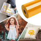 VinylRus Heat Transfer Vinyl-12 x 50ft Yellow Iron on Vinyl Roll - Image 4