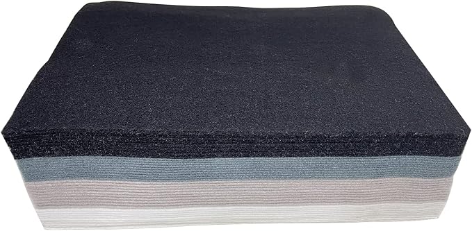 Jtnohx Soft Felt Sheets, 8x12 inches Assorted Craft Felt Fabric, 1.4mm Thick - Image 3
