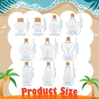 Bokon 100 Pcs Plastic Sand Art Bottles Bulk Sand Art Containers - Image 2