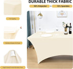 2-Pack 6ft Spandex Table Covers - Image 2