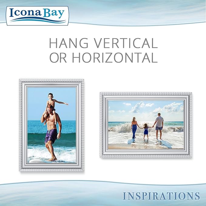 Icona Bay 4x6 Picture Frames, 6 Pack, Contemporary, Inspirations | These Icona - Image 7