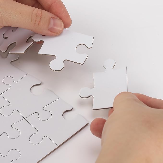 Mr. Pen- Blank Puzzle, 10 Pack, 28 Pieces/Pack, 5.5" x 8.1" | Blank Puzzles to - Image 6