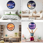 TNSLGHS Moving Sand Art, Wall Mounted Sand Art Liquid Motion, 360°Rotate Moving - Image 5