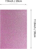 Glitter Felt Fabric, 8 x12 inches Felt Square Glitter - Image 3