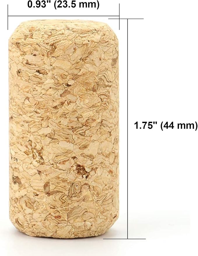 Tosnail 150 Pack Blank Wine Corks Straight Corks Wine Stoppers - Image 2