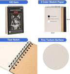 Prina 50 Pack Drawing Set Sketch Kit, Sketching Supplies - Image 5