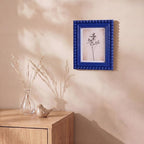 1 Pack 5 x 7 Picture Frame, Wood Beaded Boho Photo Frame, Vintage Photo Display - Image 7