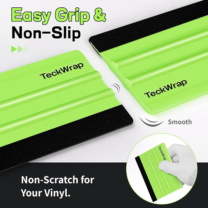 TECKWRAP 2 PCS Professional Felt Squeegee - Image 3