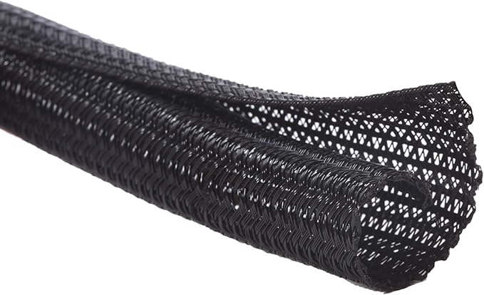 Alex Tech 25ft - 1.25 inch Cord Protector Wire Loom Tubing Cable Sleeve Split by AlexTech