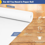 Vanhench White Wrapping Paper Roll 17.5"x1200" | - Image 2