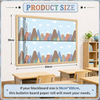Moving Mountains Bulletin Board Roll Non-Woven Fabric Poster 16in X 20ft | Back - Image 3