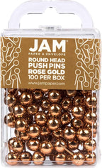 JAM PAPER Colorful Push Pins by JAMPaper
