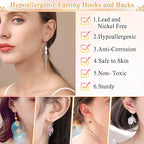 Hypoallergenic Earring Making Kit, modacraft 2000Pcs Earring Making Supplies Kit - Image 6