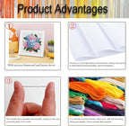 Hydrangea Cross Stitch Kits for Beginners, Flowers Stamped Cross Stitch for - Image 4