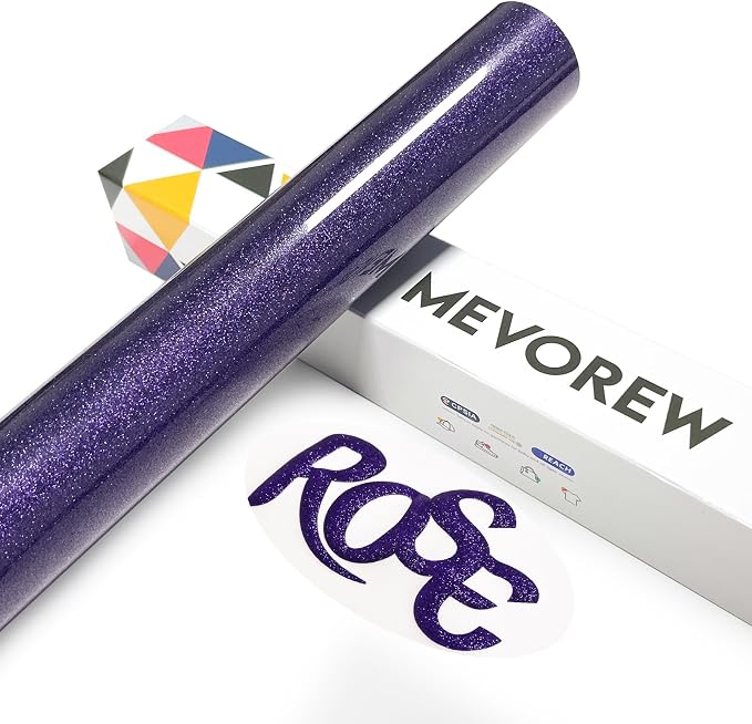 Glitter Puff Vinyl Heat Transfer by MEVOREW