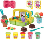 Play-Doh Blooming Flower Garden Toy Playset, Nature Pretend Play, Kids Arts & by Unknown