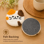 HGUANGJ Punch Needle Kit for Beginners Adults, Cat Coasters Kit - Image 4
