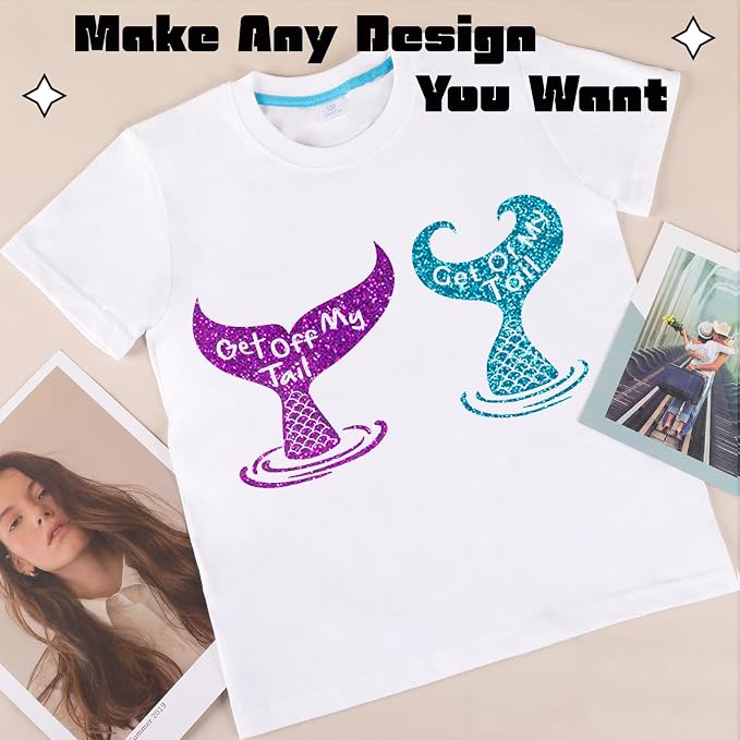 HTVRONT Glitter Heat Transfer Vinyl - Image 5