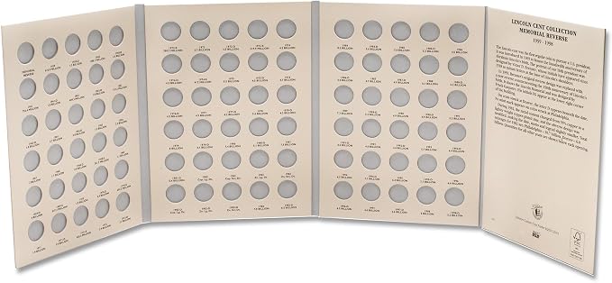 Littleton Coin Company 1959-1998 Lincoln Memorial Cent Folder - Image 3
