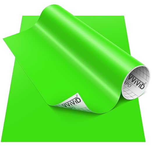 VViViD DECO65 Matte Pastel Yellow Green Permanent Adhesive Craft Vinyl by VVIVIDVINYL