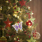 WaaHome Purple Butterfly Christmas Ornaments 2026 - Image 2