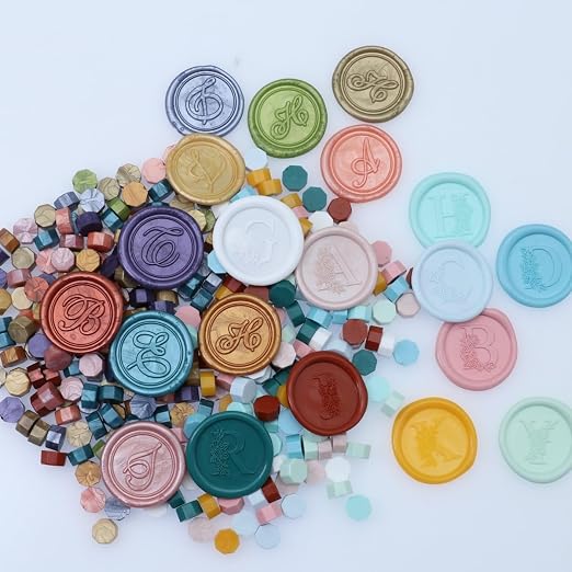 1200pcs Wax Seal Beads, 48 Assorted Color Sealing Wax Beads Ideal - Image 3